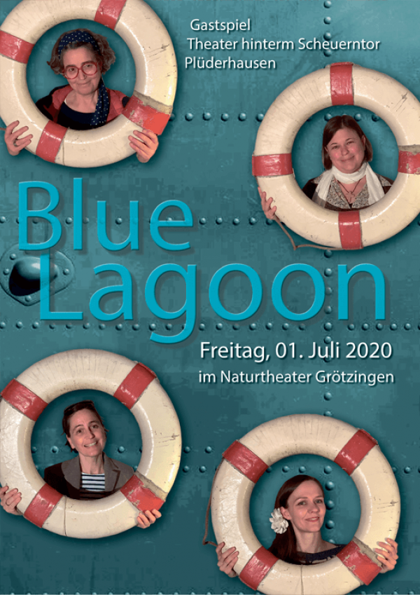 Plakat-Motiv 'Blue Lagoon'