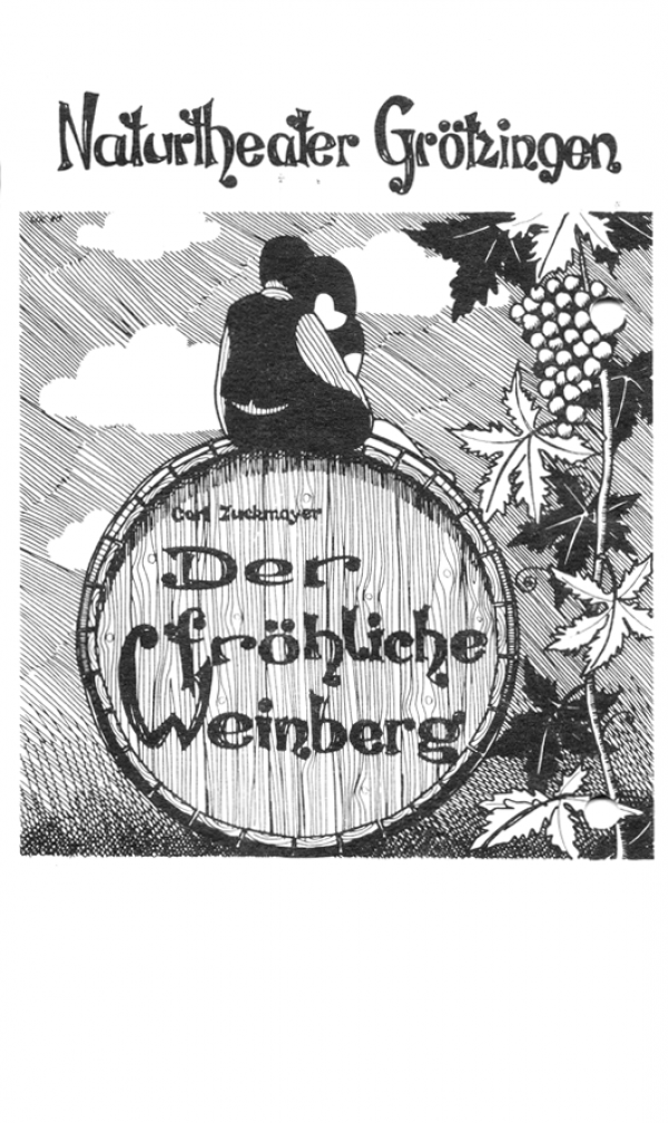 Plakat-Motiv 'Der fröhliche Weinberg'