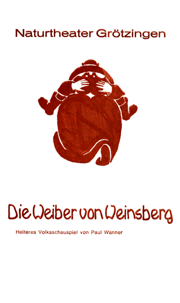 Plakat-Motiv 'Die Weiber von Weinsberg'