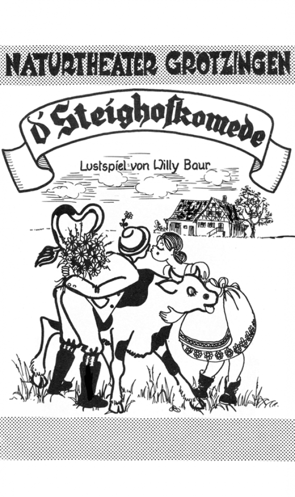 Plakat-Motiv 'D’Steighofkomede'