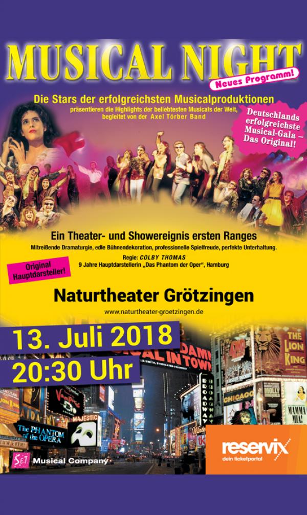 Plakat-Motiv 'Musical Night 2018'