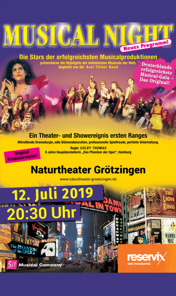 Plakat-Motiv 'Musical Night 2019'