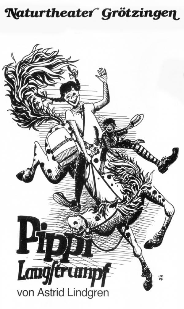 Plakat-Motiv 'Pippi Langstrumpf'