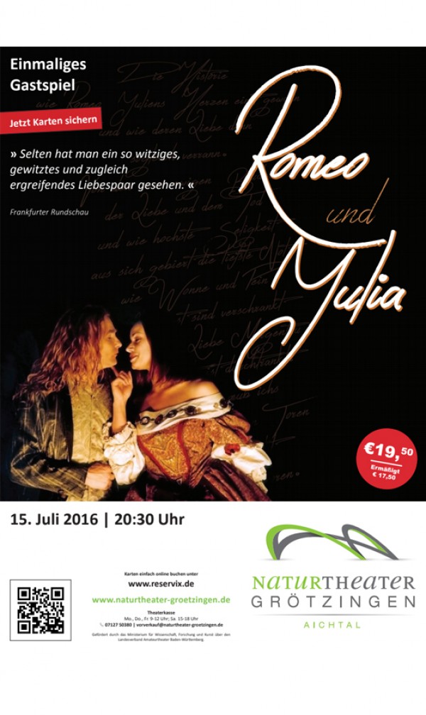 Plakat-Motiv 'Romeo und Julia'